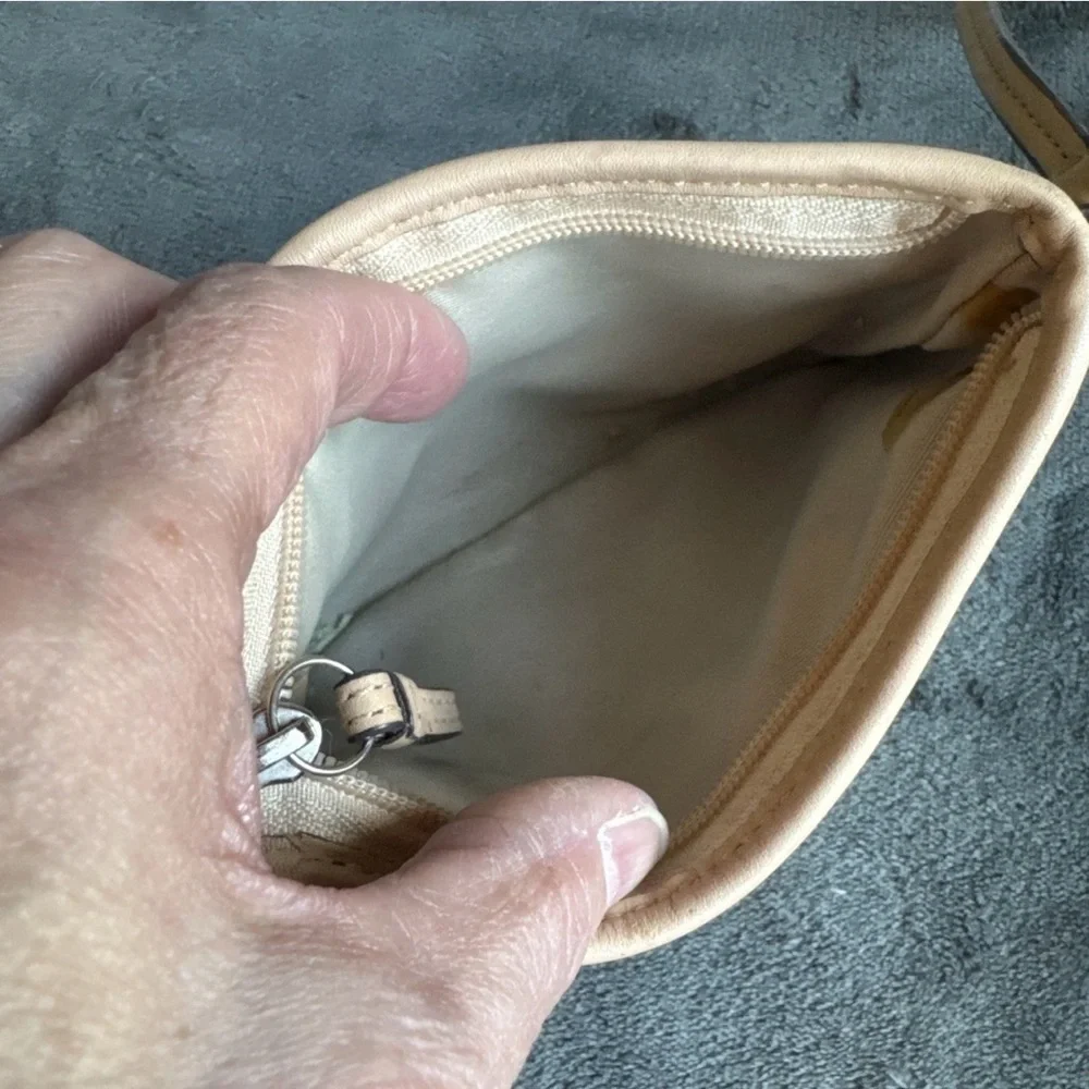 Coach Metallic Silver and Tan Tote Set - Picture 13 of 13